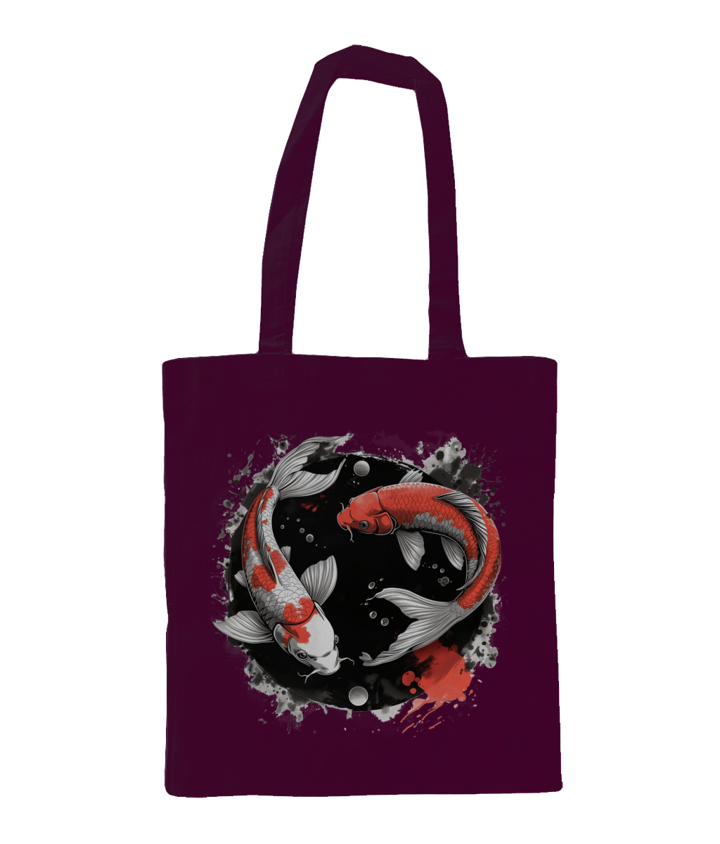 Bag 100% Cotton Koi Fish