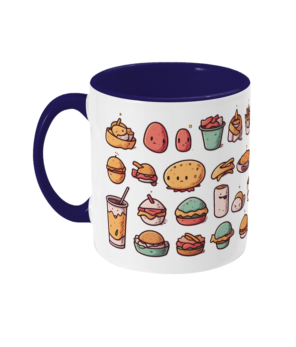 Colored Mug Street Food