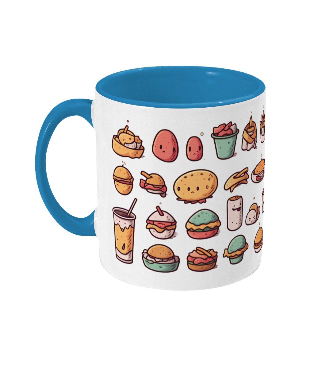 Colored Mug Street Food