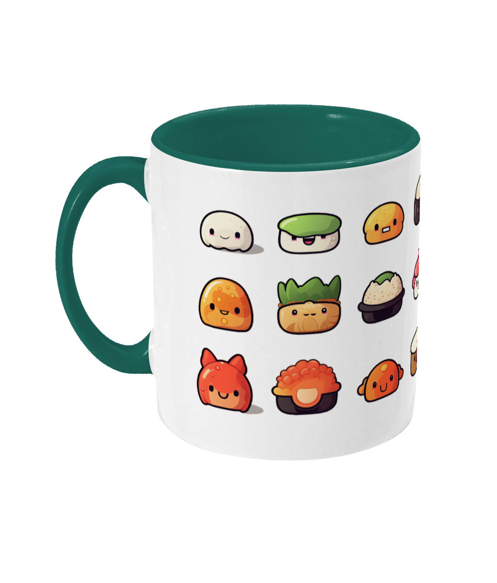 Colored Mug of Sushi