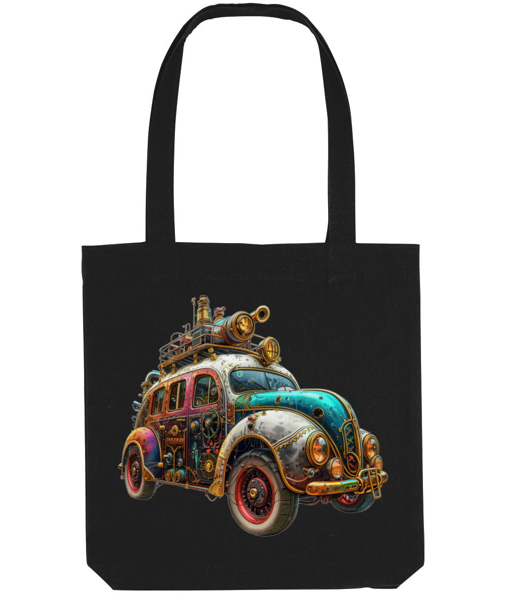 Bag Tote Bag Steampunk Car