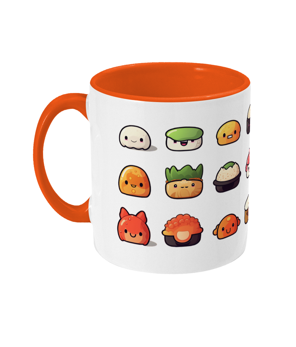 Colored Mug of Sushi