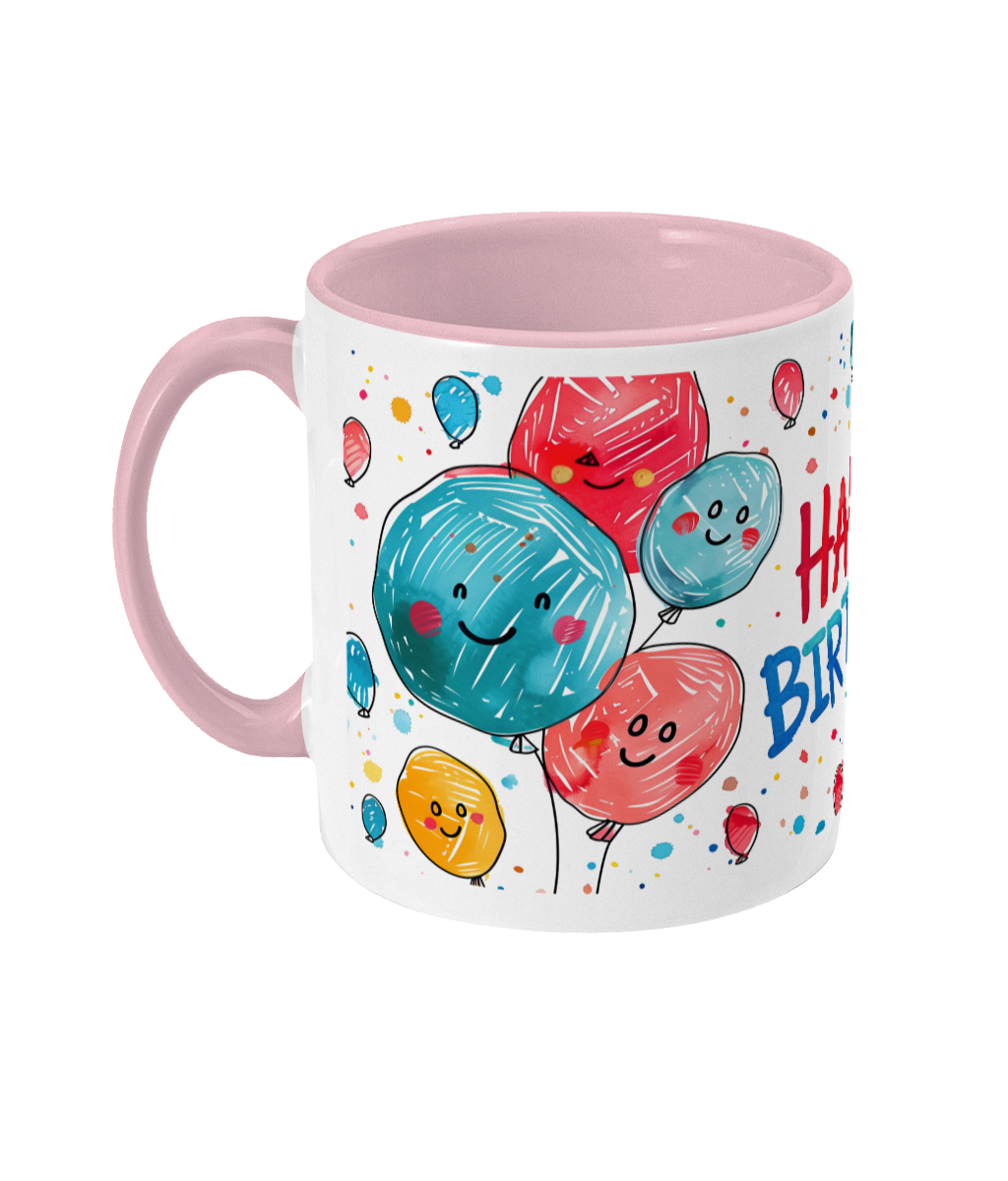 Colored Mug Happy Birthday