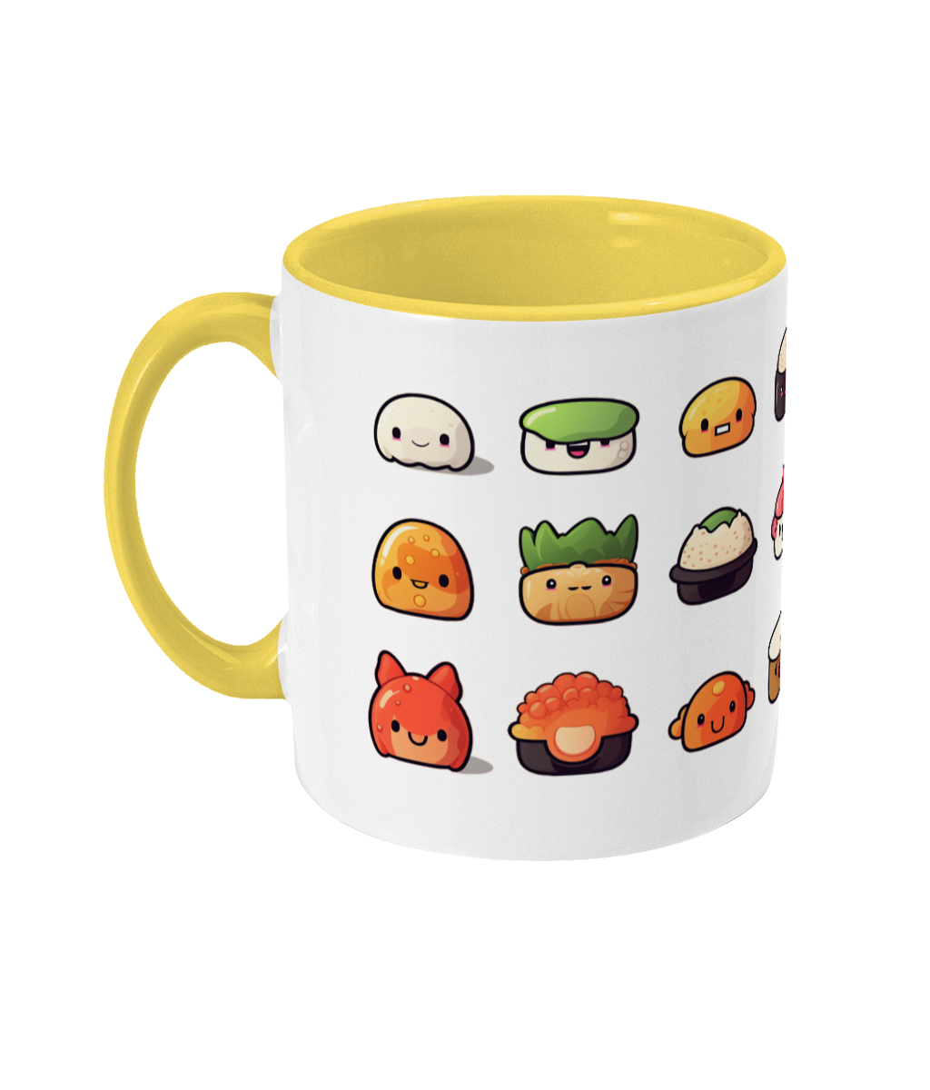 Colored Mug of Sushi