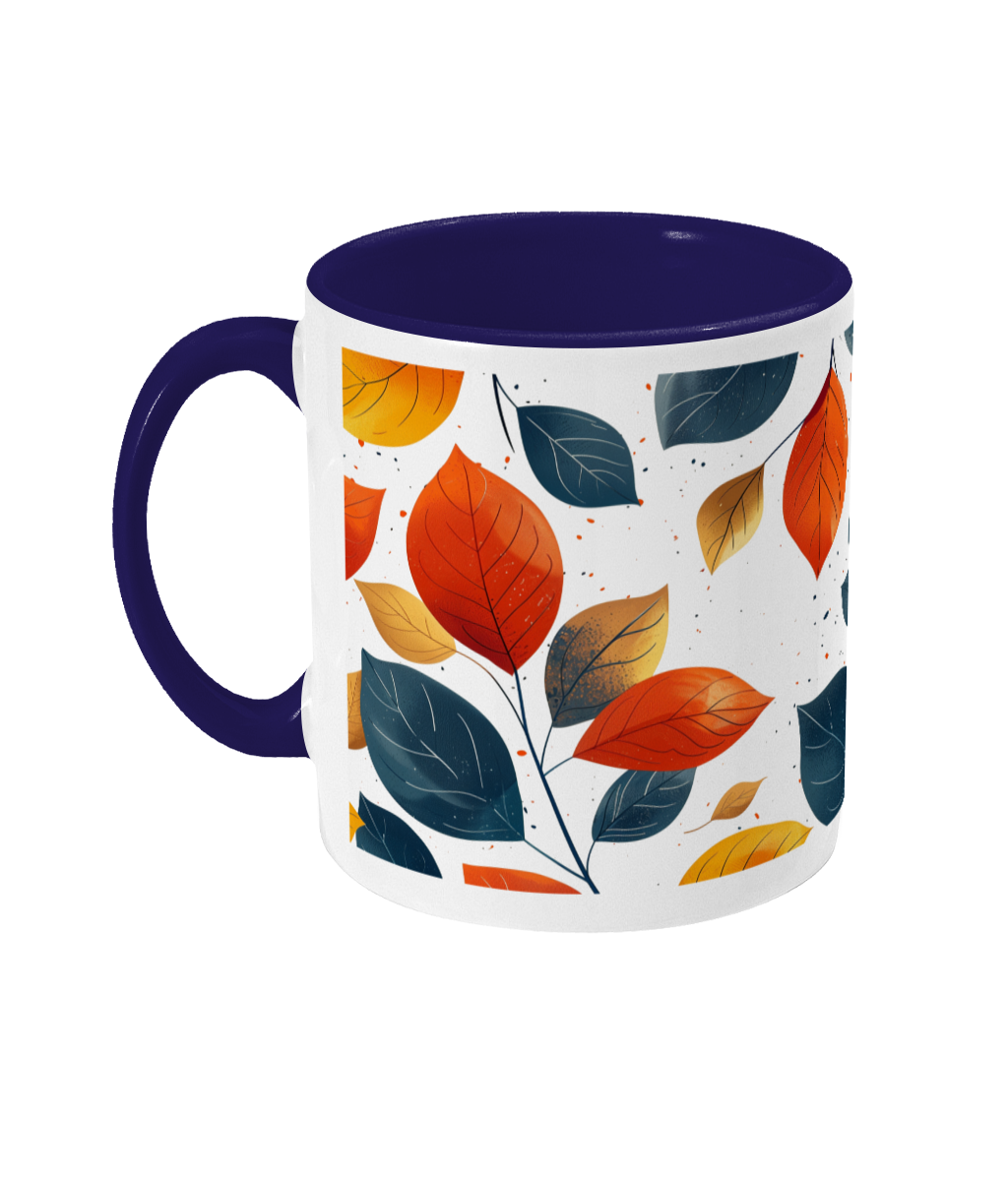 Colored Mug Leaves