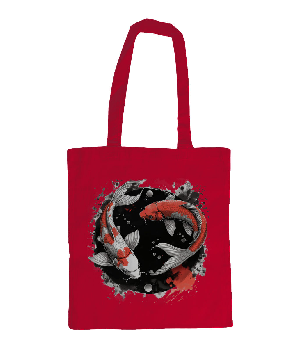 Bag 100% Cotton Koi Fish