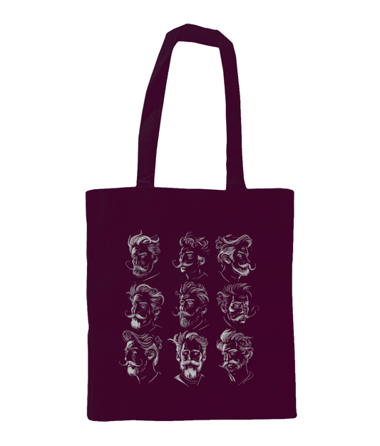 Bag 100% Cotton Mustaches