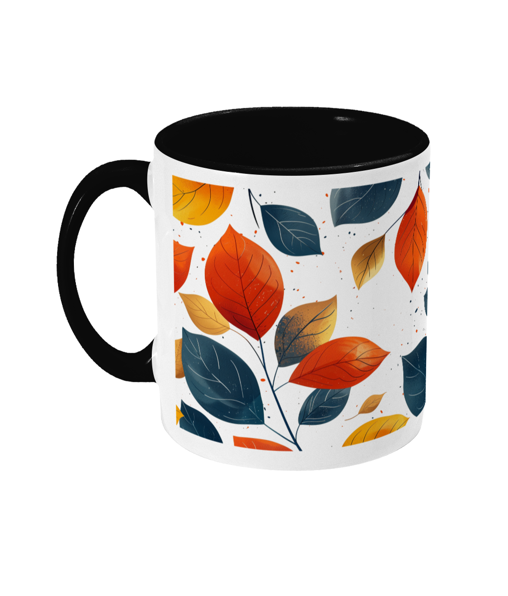 Colored Mug Leaves