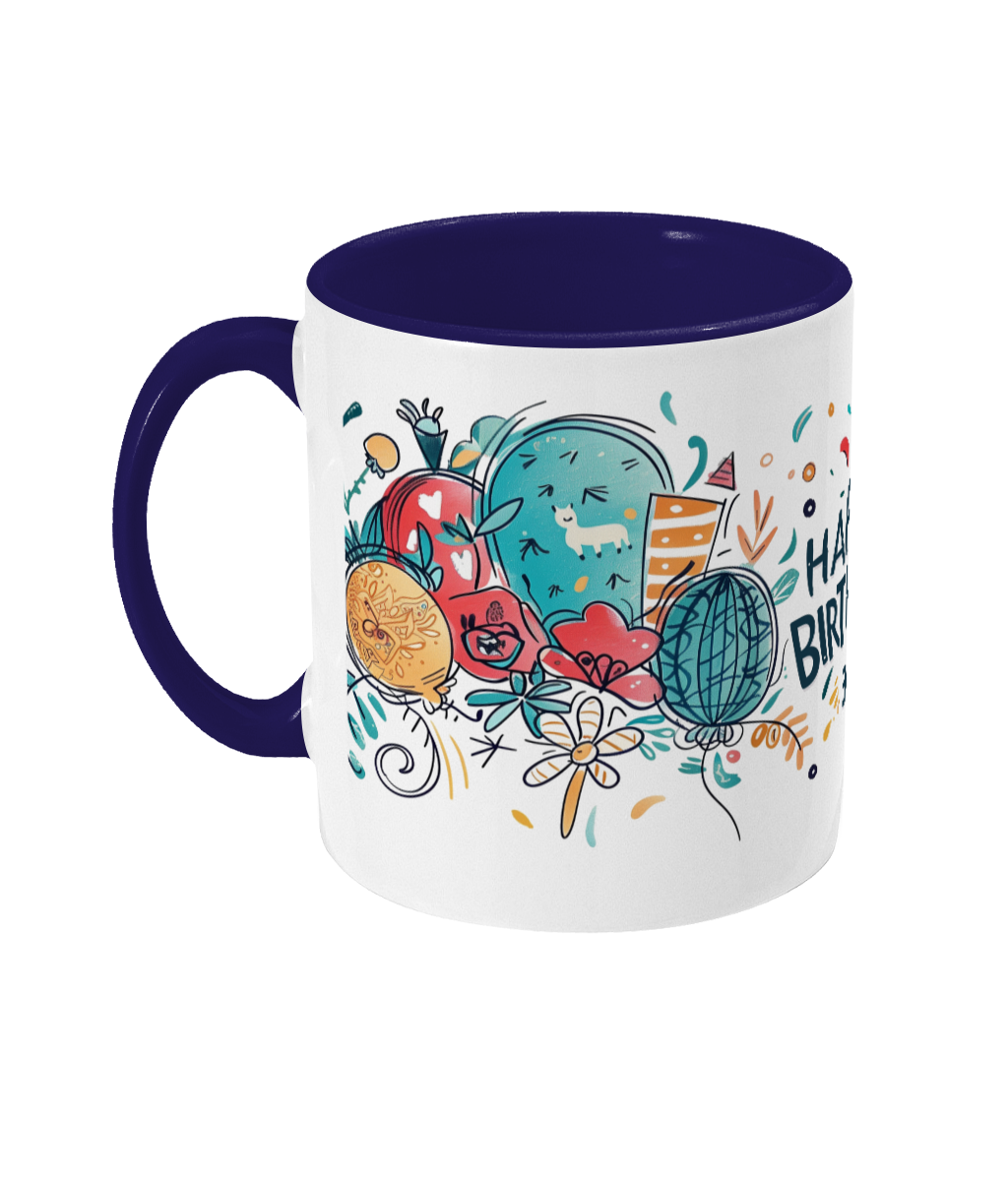 Tasse colorée Joyeux anniversaire 30 ans