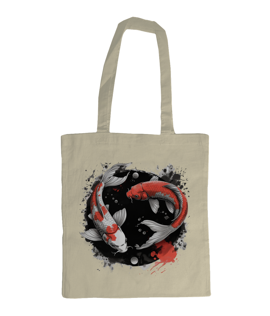 Bag 100% Cotton Koi Fish