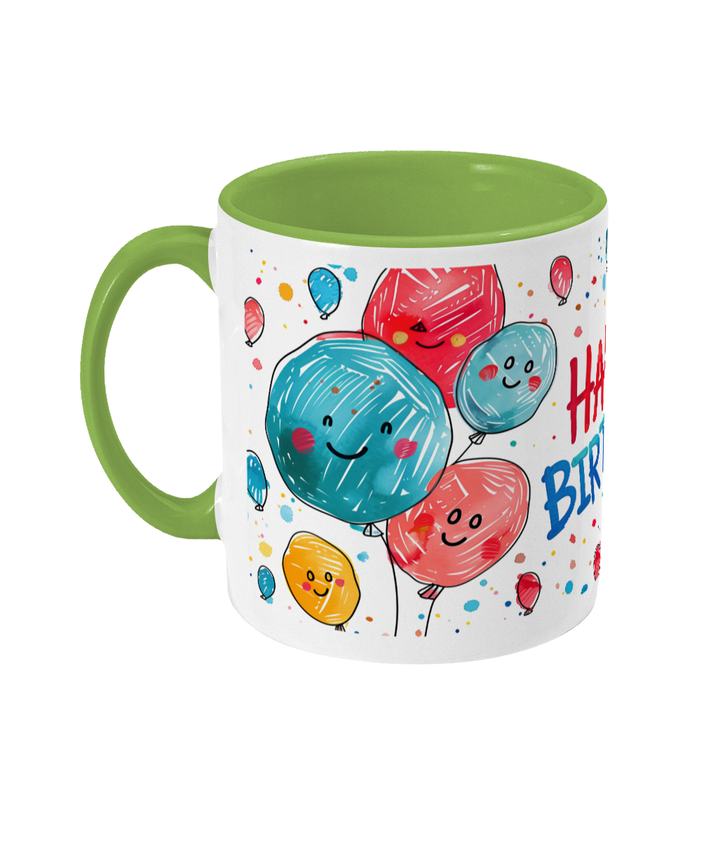Colored Mug Happy Birthday