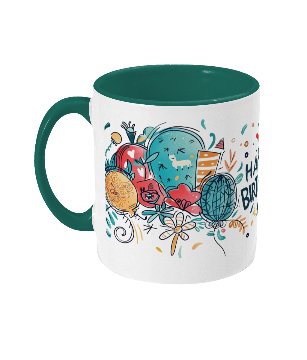 Tasse colorée Joyeux anniversaire 30 ans