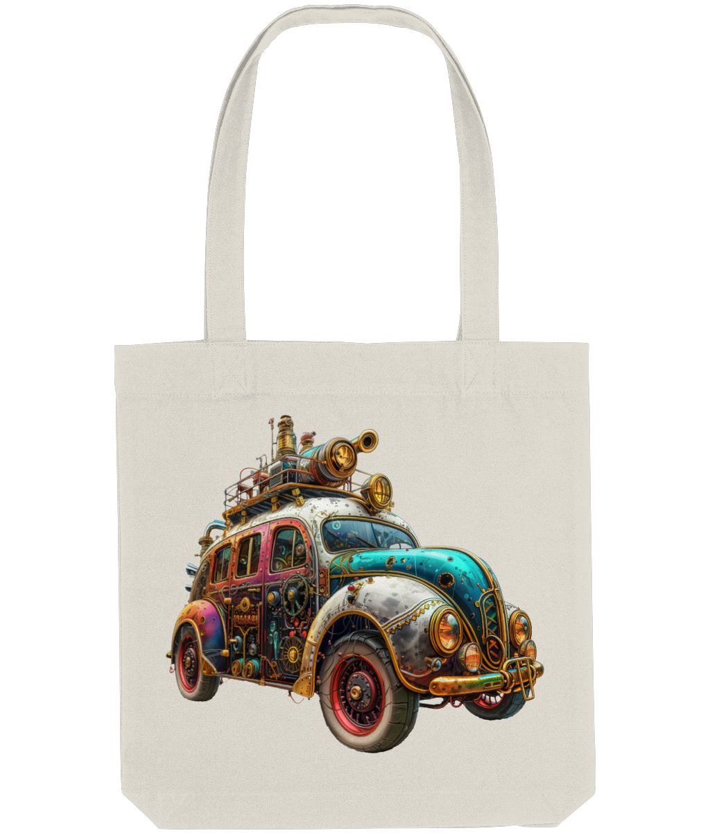 Bag Tote Bag Steampunk Car