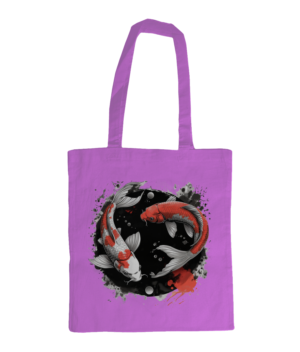 Bag 100% Cotton Koi Fish