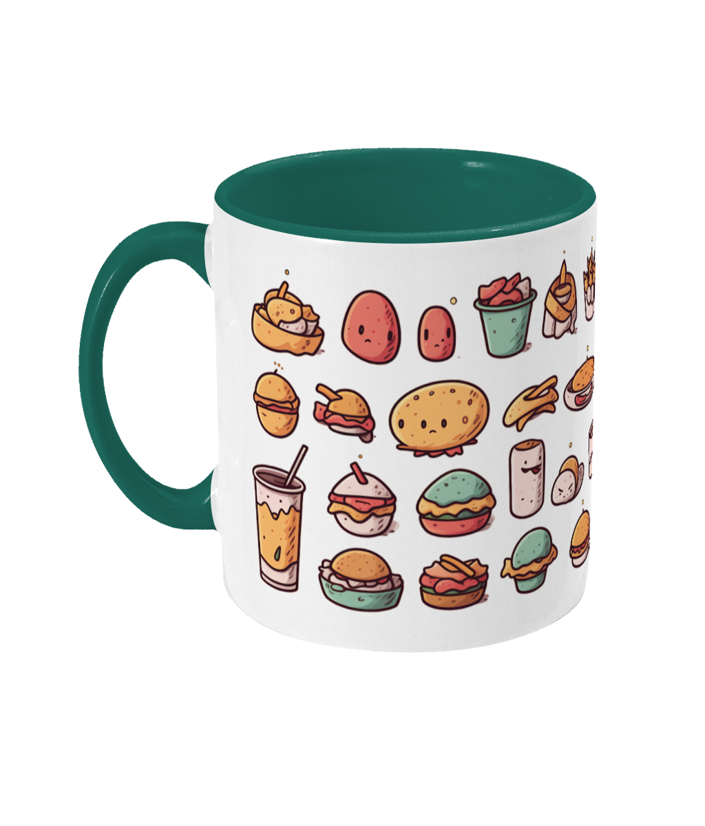 Colored Mug Street Food