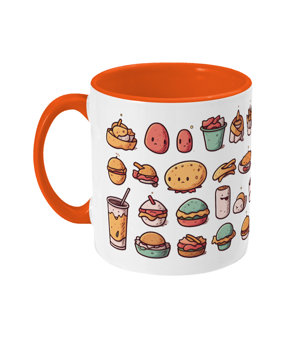 Colored Mug Street Food