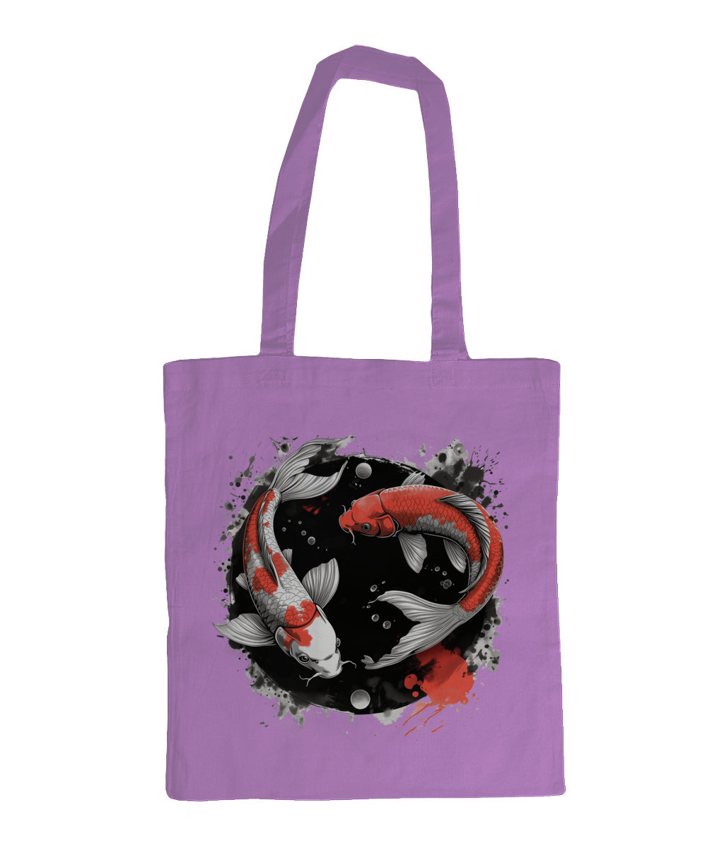 Bag 100% Cotton Koi Fish