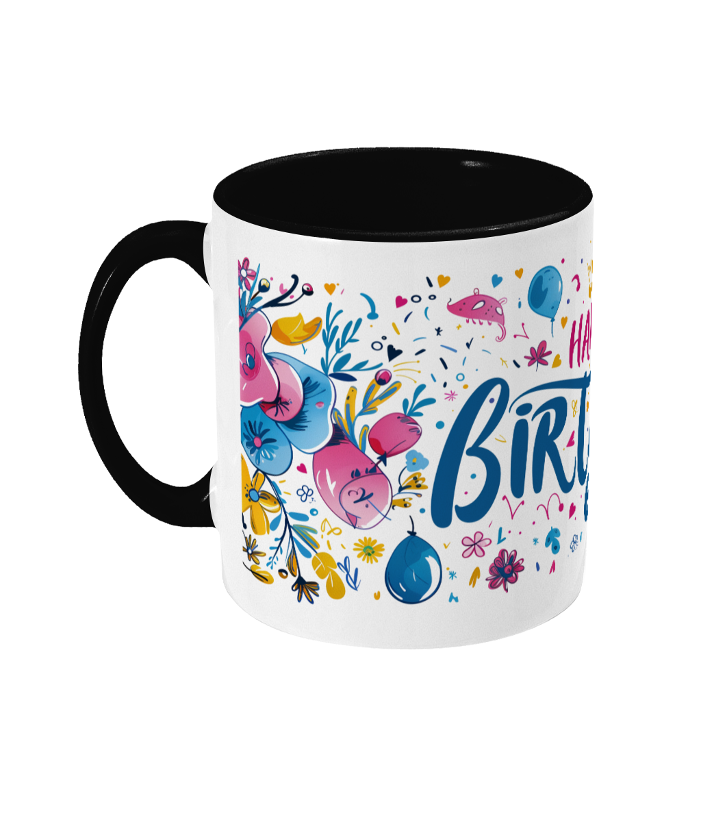 Tasse colorée Joyeux anniversaire 60 ans