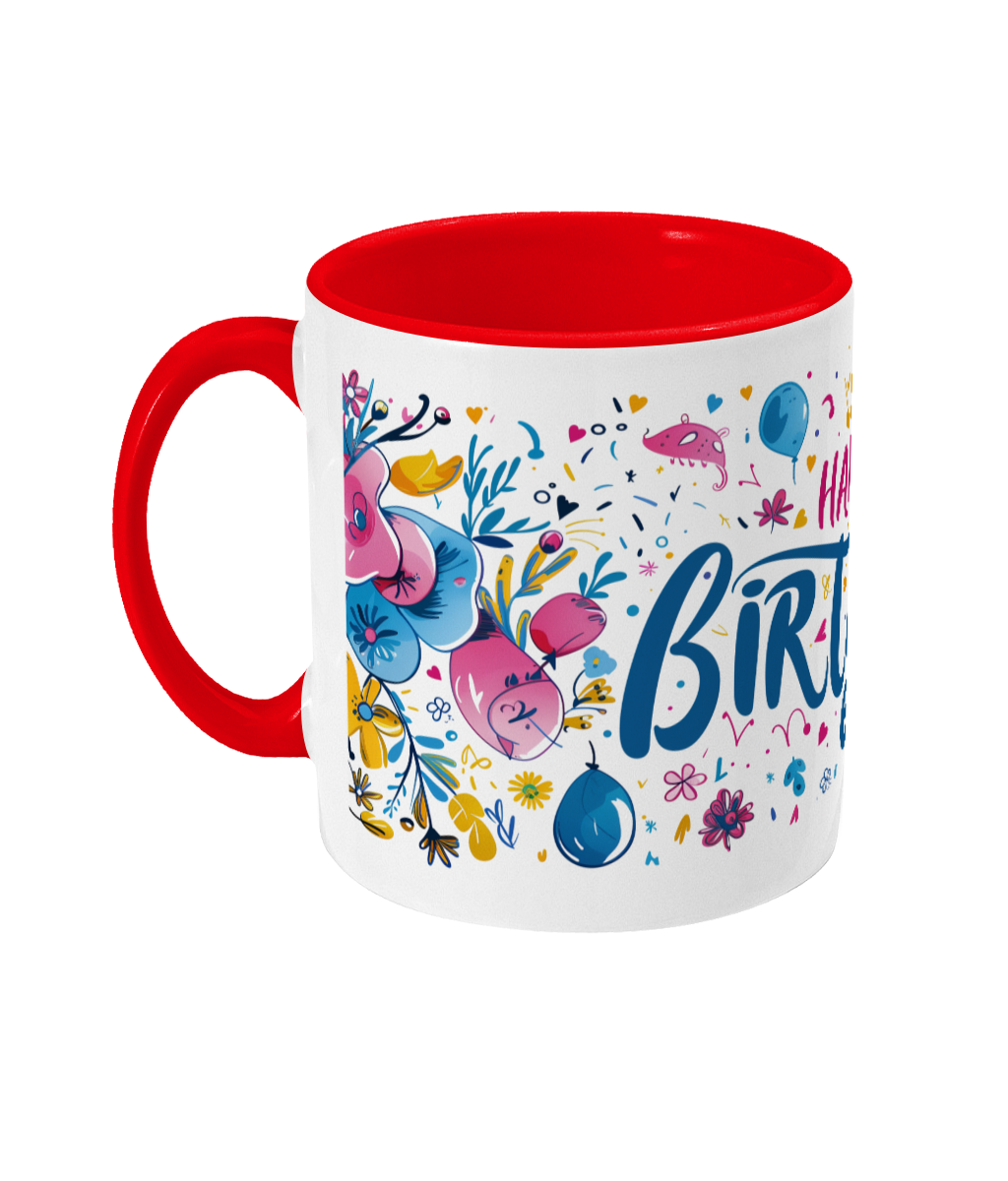 Tasse colorée Joyeux anniversaire 60 ans