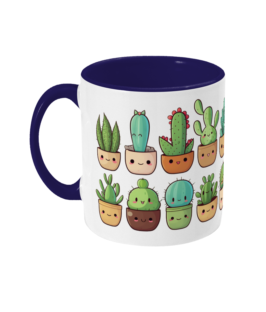 Colored Mug Cacti