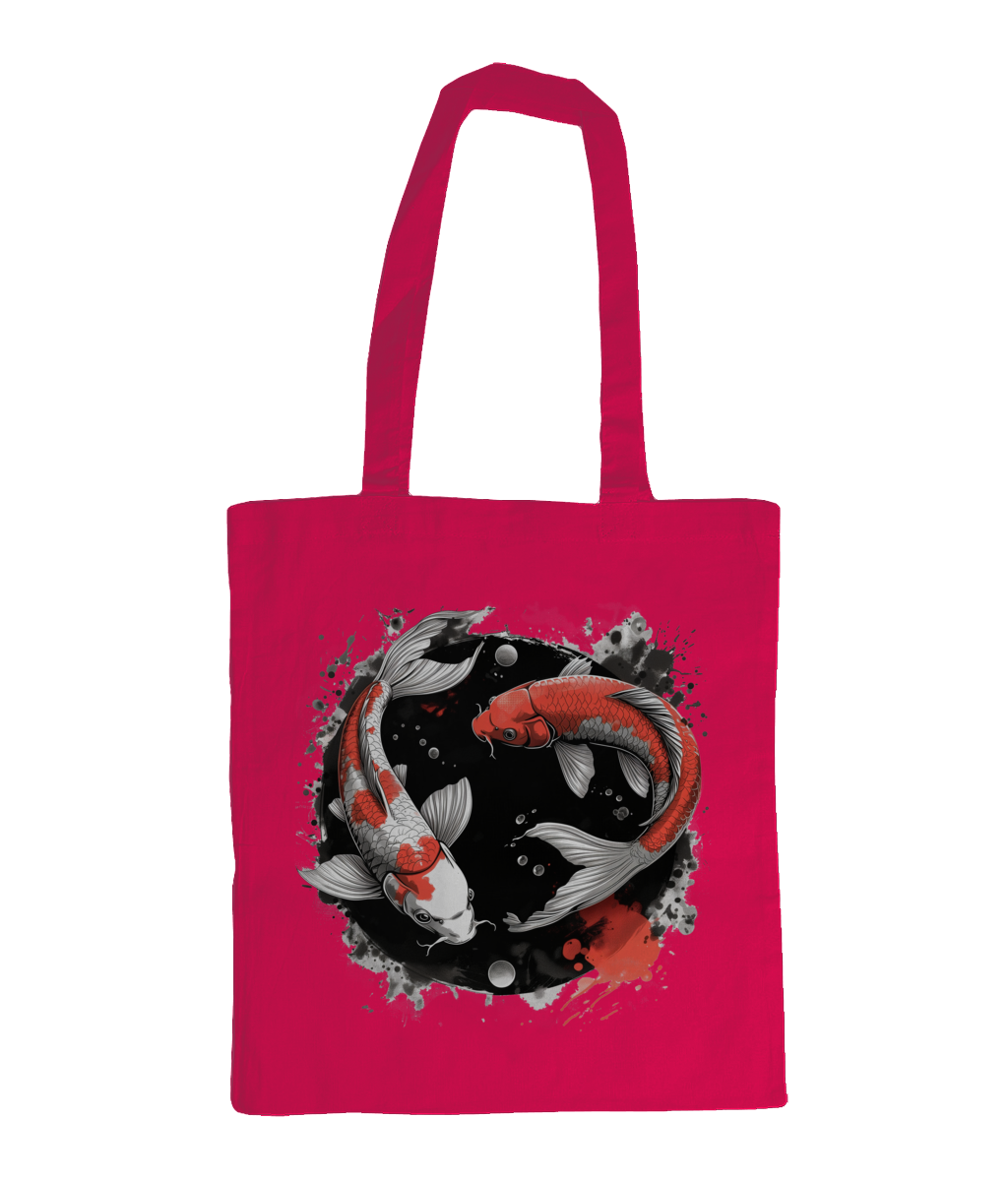 Bag 100% Cotton Koi Fish