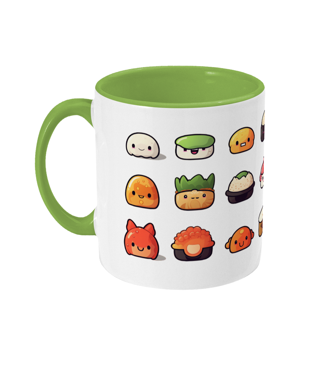 Colored Mug of Sushi