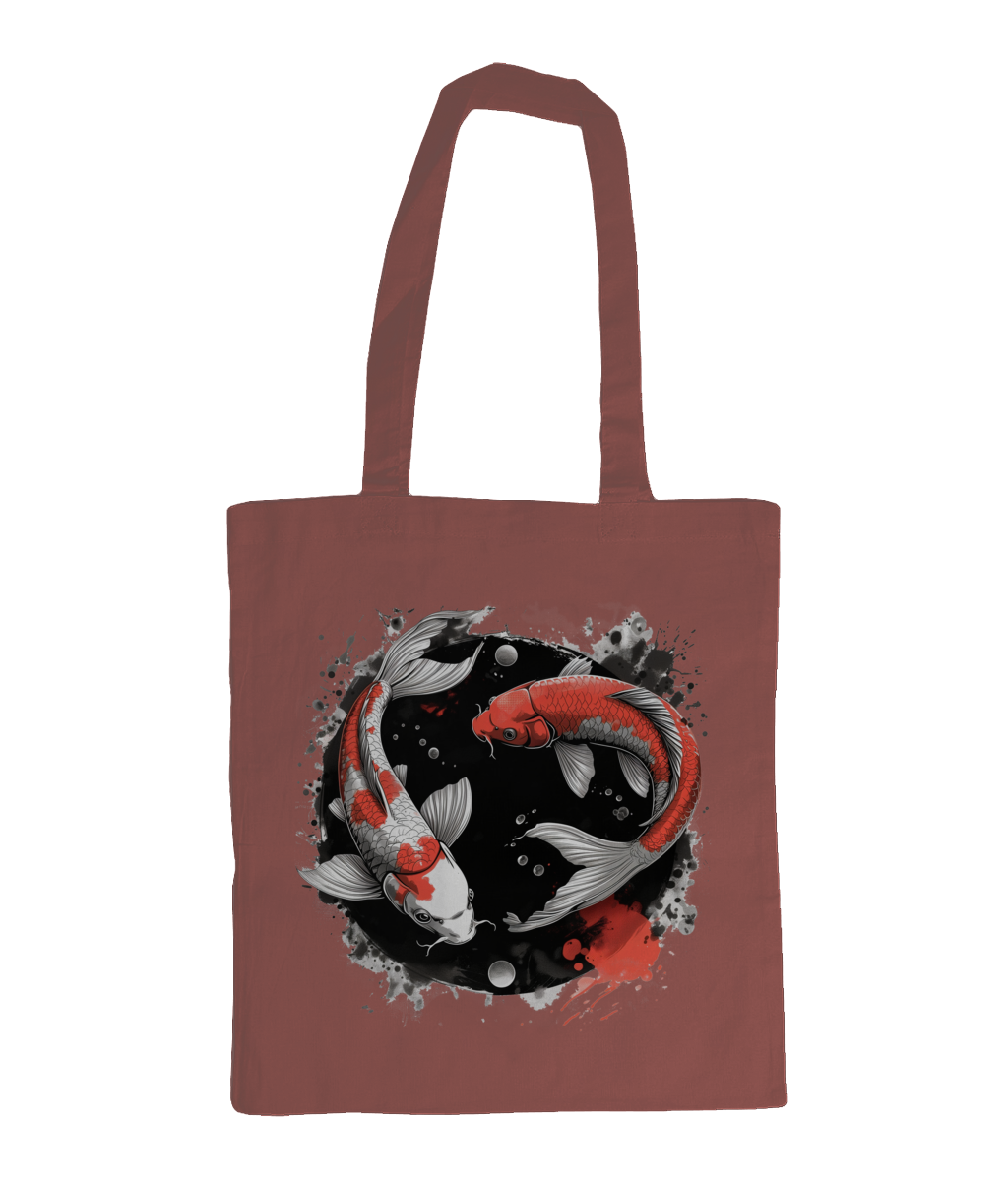 Bag 100% Cotton Koi Fish