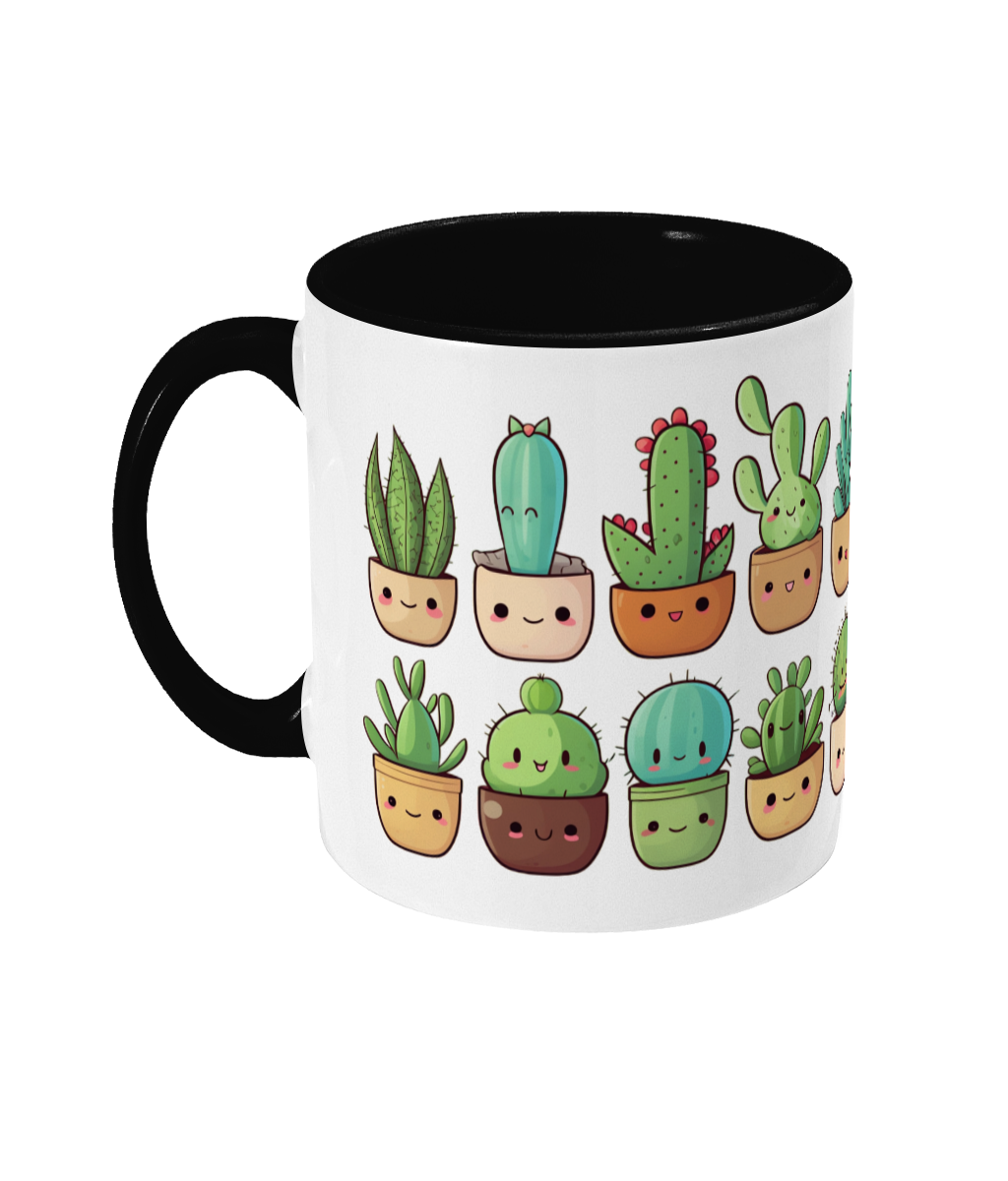 Colored Mug Cacti