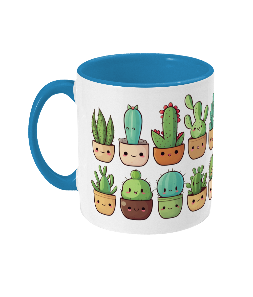 Colored Mug Cacti