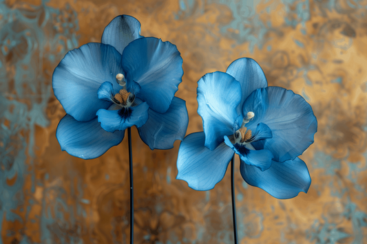 Aluminium :: Blue Orchids