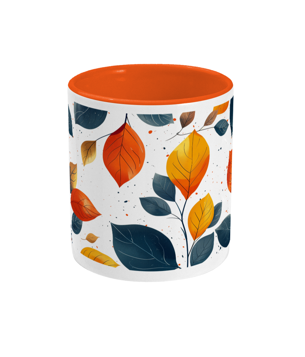 Colored Mug Leaves