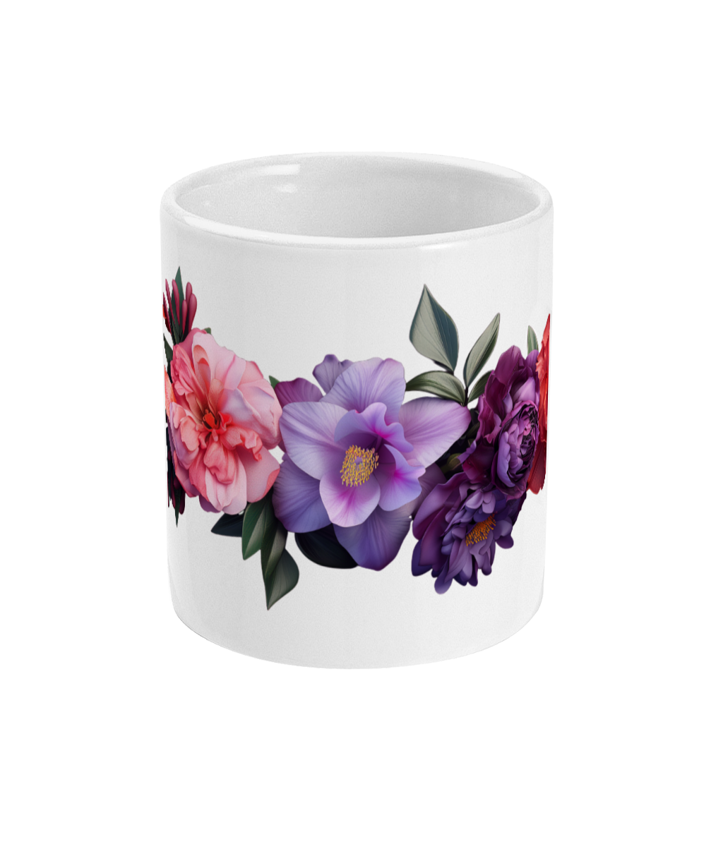 Fleurs dans une tasse