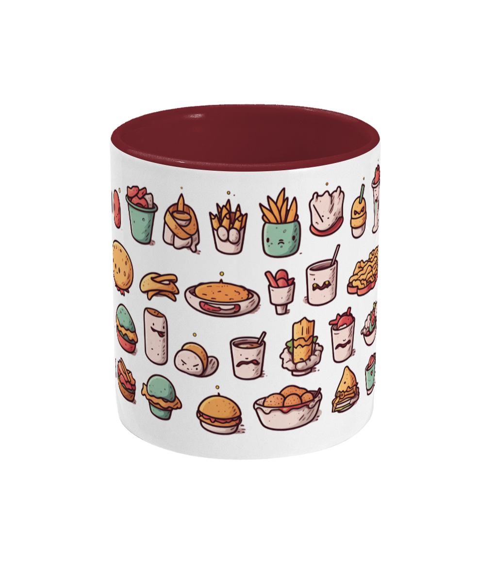 Colored Mug Street Food