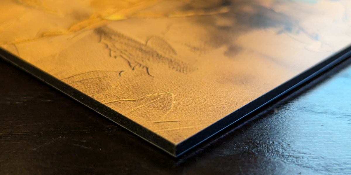 Dibond wanddecoratie (mat aluminium)