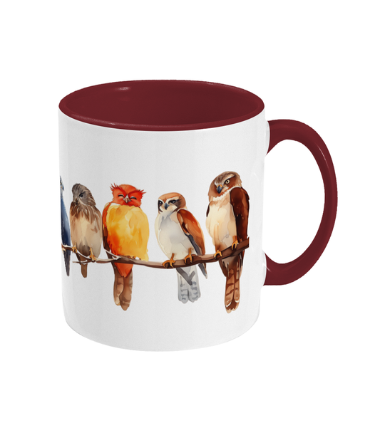 Colored Mug Birds of Prey