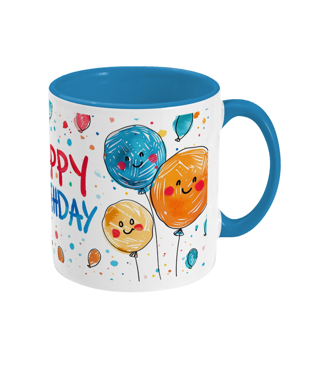 Colored Mug Happy Birthday