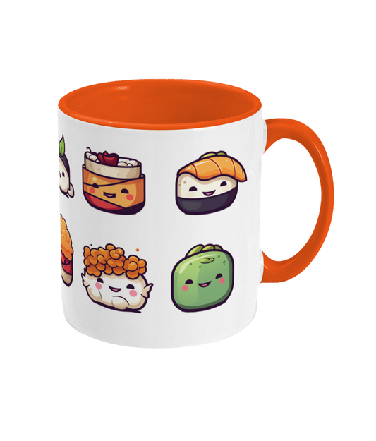 Colored Mug of Sushi