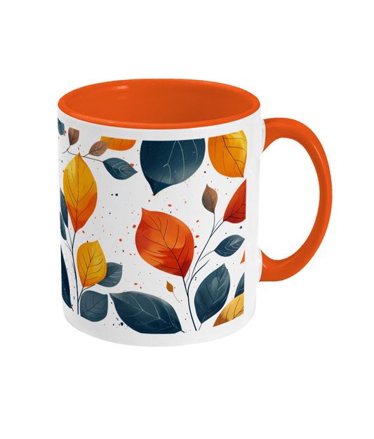 Colored Mug Leaves