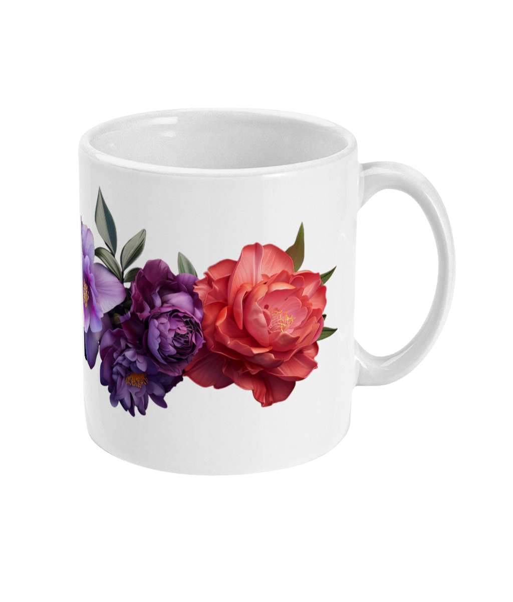 Fleurs dans une tasse