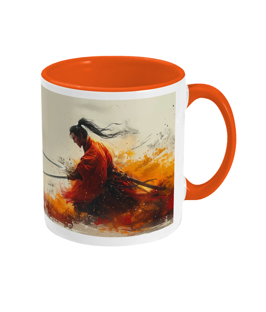 Mug coloré Samouraï