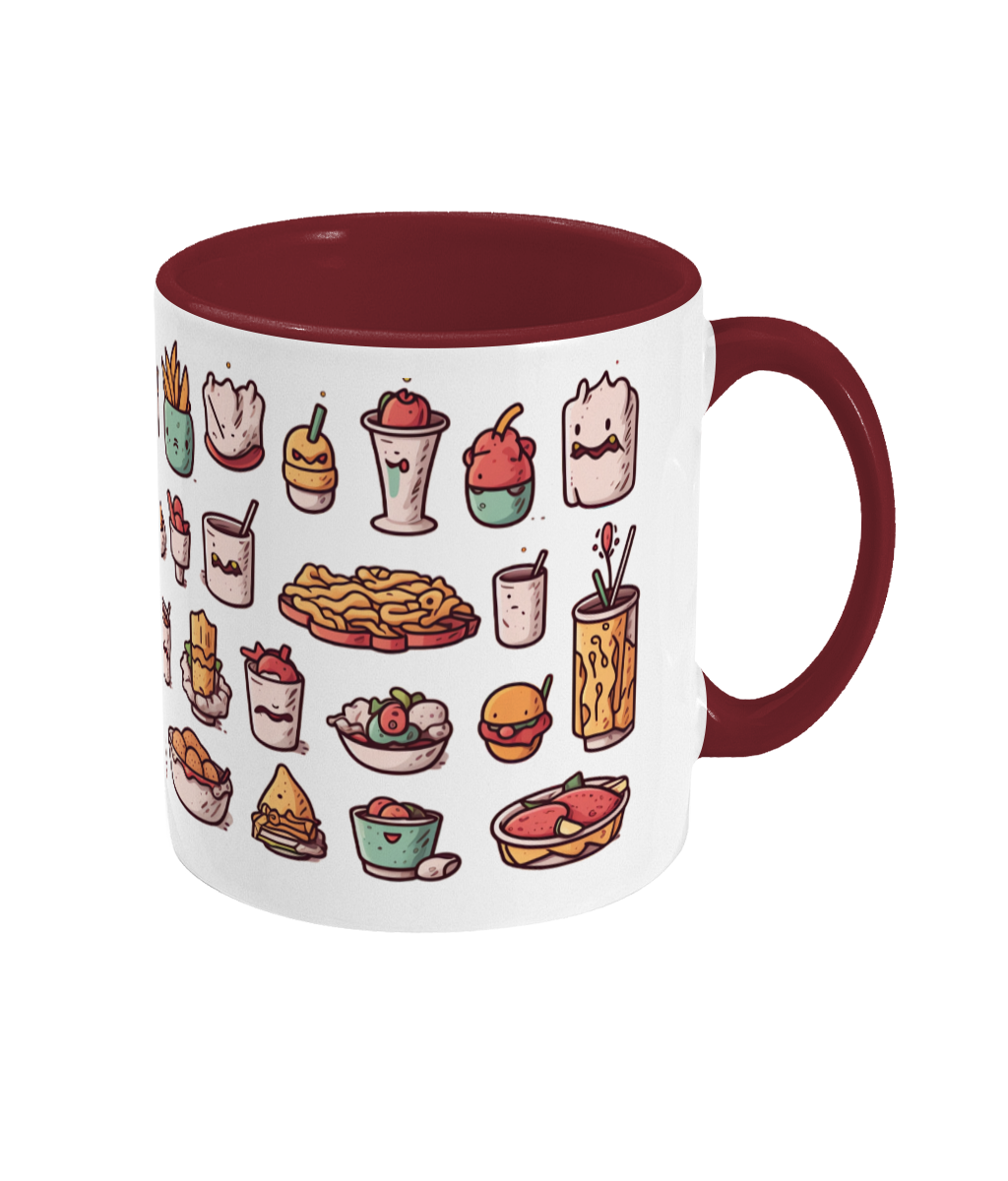 Colored Mug Street Food