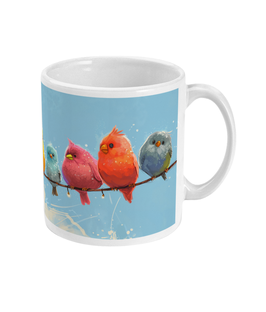 Oiseaux en tasse