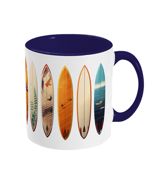 Colored Mug Surfboards