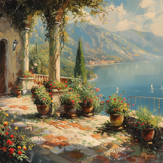 Toile :: Paysage idyllique