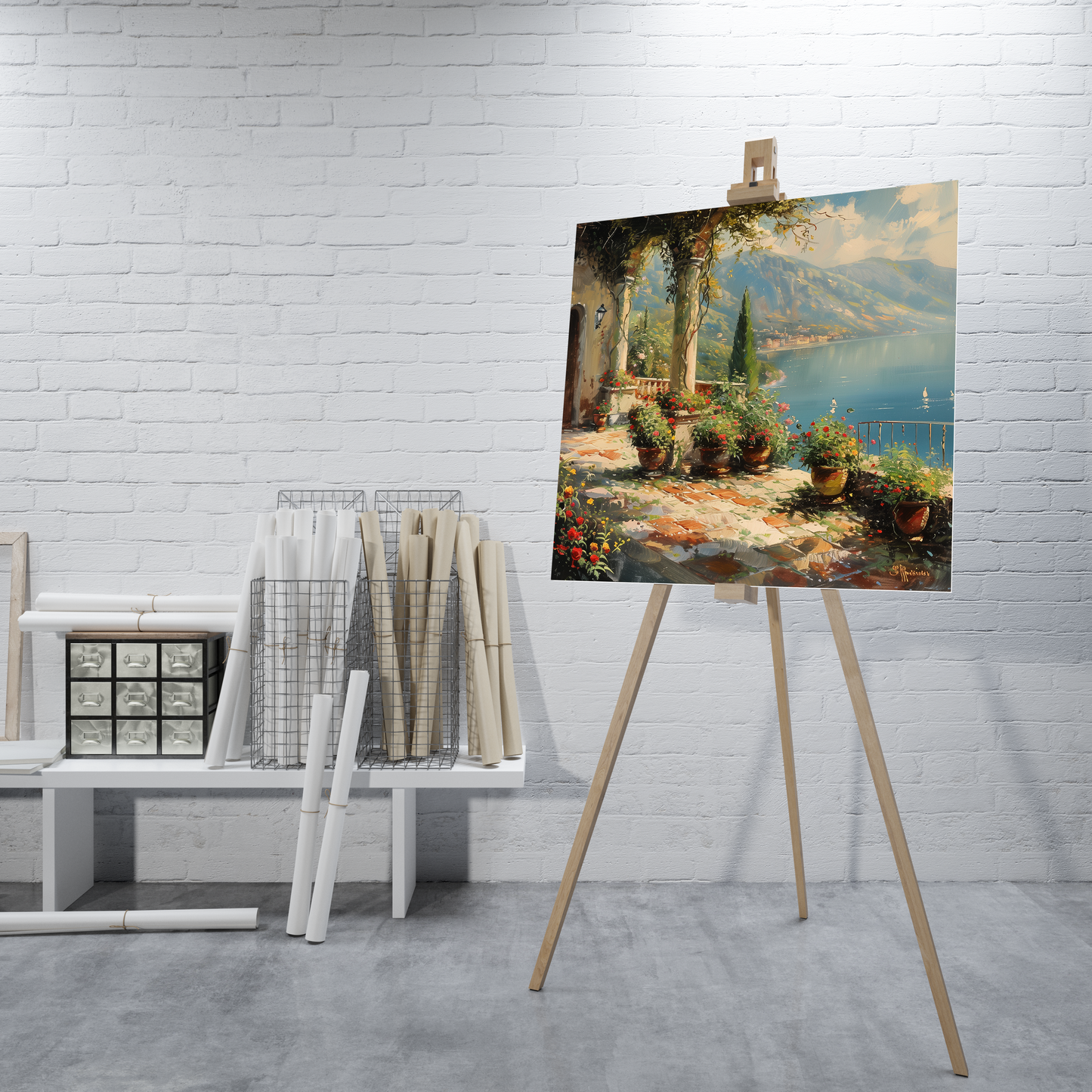 Toile :: Paysage idyllique