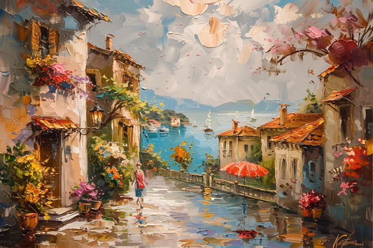 Toile :: Paysage idyllique