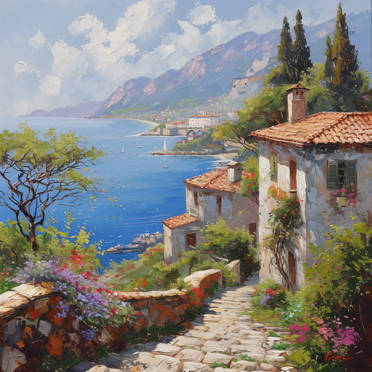 Toile :: Paysage idyllique