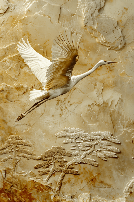 Aluminium :: White Crane