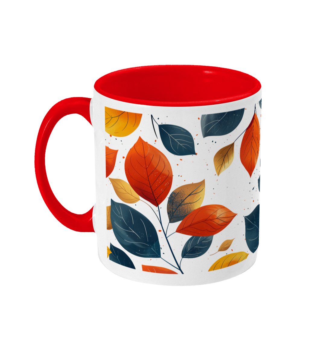 Colored Mug Leaves