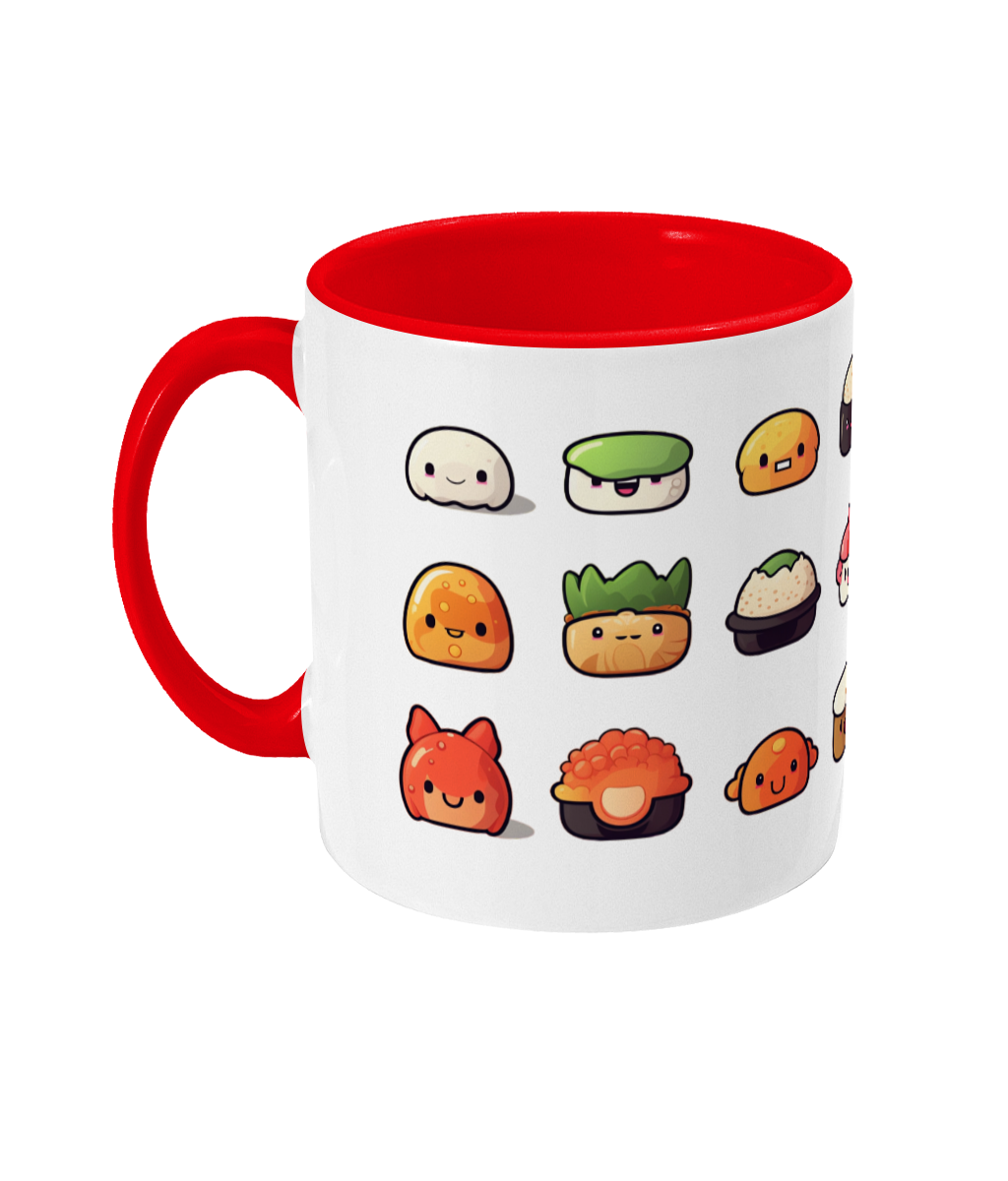 Colored Mug of Sushi